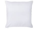 Coussin décoratif CLARKIA Doré - Rose foncé - Blanc