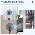 Standventilator 824-086V90BK Schwarz - Kunststoff - 39 x 120 x 45 cm