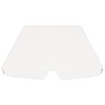 Toit de remplacement 3000900-1 Blanc - 150 x 18 x 188 cm