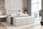 Boxspringbett  - ORGOL 2 Ecru - Breite: 120 cm - H3