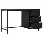 Bureau Noir - Métal - 120 x 75 x 120 cm