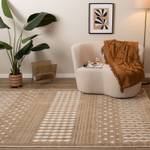 Waschbarer Teppich Dunya Geo Beige - 80 x 150 cm