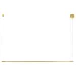 Pendelleuchte Elettra Gold - Metall - 7 x 150 x 7 cm