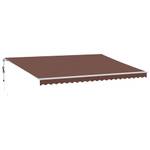 Auvent rétractable 3006542-4 Marron - 350 x 500 cm