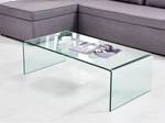 Table basse ALONZO Verre - 55 x 35 x 110 cm