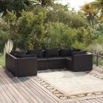 Garten-Lounge-Set (6-teilig) 3013633-19 Schwarz