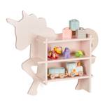 Kinderregal Einhorn Pink - Holzwerkstoff - 66 x 55 x 13 cm