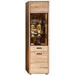 Vitrine Morena 2 Braun - Massivholz - Holzart/Dekor - 60 x 205 x 39 cm