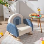 Kindersofa Kinder Schaukelstuhl HV10298 Blau - Textil - 49 x 51 x 51 cm