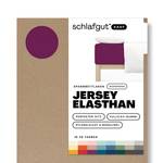 Boxspring Spannbettlaken Jersey Elasthan Violett - Breite: 140 cm