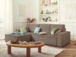 Ecksofa DELLIA Taupe