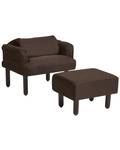 Fauteuil OLAND Marron - Marron foncé