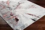 Tapis NEW YORK Gris - Rouge - Matière plastique - Textile - 160 x 1 x 220 cm