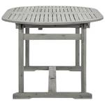 Table de jardin 3012961 Gris - Bois massif - Bois/Imitation - 240 x 75 x 240 cm