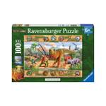 Teile Dinosaurier Puzzle 100