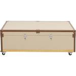 Couchtisch Bar Venezia Beige - Kunstleder - 120 x 37 x 75 cm