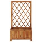 Garten-Hochbeet 316541 Braun - Massivholz - 28 x 100 x 55 cm