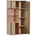 Highboard Helios Ⅱ Braun - Holzwerkstoff - Glas - Metall - 40 x 150 x 78 cm