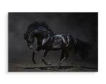 Image Sur Toile Cheval au Galop Sable 3D 90 x 60 x 60 cm