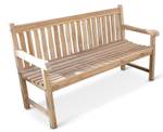 Gartenmöbelset 4tlg. BORNEO ARUBA Beige - Massivholz - Holzart/Dekor - 150 x 91 x 60 cm