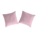 2 Taies d'oreiller en coton  PURE Mauve