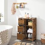 Badezimmerschrank Aufbewahrungsschrank Braun - Holzwerkstoff - 30 x 80 x 60 cm