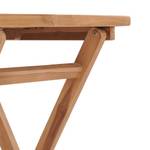 Table de jardin Marron - Bois massif - Bois/Imitation - 60 x 75 x 60 cm