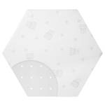 Matelas pour parc safe asleep® hexagonal Blanc - Textile - 98 x 4 x 99 cm