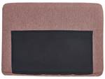 Ecksofa BREDA Schwarz - Braun - Pink - 210 x 75 x 200 cm