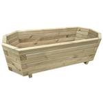 Garten-Hochbeet Braun - Massivholz - Holzart/Dekor - 100 x 31 x 40 cm