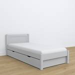 Einzelbett N02 mit Schublade Grau - 80 x 180 cm