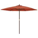 Parasol de jardin 3028552 Brun rouge