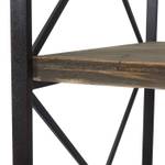 Bücherregal C10 Braun - Metall - Holz teilmassiv - 60 x 174 x 40 cm