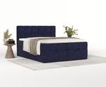 Boxspringbett Shay Marineblau - Breite: 200 cm - H2