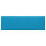 Canapé d'angle palette 3016504-4 Bleu - Imitation pin parasol couleur miel