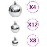 Weihnachtskugel Set (111-teilig) 3030307 Silber