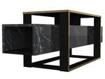 Banc TV COMEBI Noir - Pierre - 46 x 49 x 160 cm