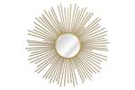 Wandspiegel Radiant Sun Gold - Metall - 80 x 80 x 3 cm