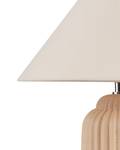 Lampe de table NURIA Beige - Blanc - Céramique - 35 x 50 x 35 cm