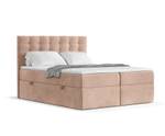 Boxspringbett Sansa Pink - Breite: 200 cm