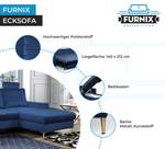 Ecksofa Cami Marineblau