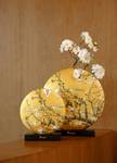 Vase Vincent van Gogh - Mandelbaum gold Porzellan - 8 x 34 x 31 cm