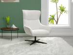 Fauteuil pivotant GALATI Blanc crème