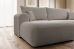 Ecksofa OVO Taupe - Ecke davorstehend links - Ottomane davorstehend links