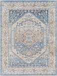 Kurzflorteppich ZARAGOZA Blau - Textil - 160 x 1 x 213 cm