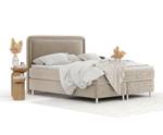 Boxspringbett Salvi Beige - Breite: 200 cm