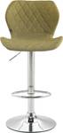 Tabouret de bar Cork Lot de 2 Vert - Argenté