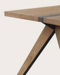 Ningbo -  Table repas Marron - Bois massif - 180 x 76 x 100 cm