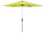 Parasol jardin droit Alu  Sol  - Rond - Vert