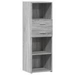 Highboard DE2282 Grau - Holzwerkstoff - 43 x 124 x 40 cm